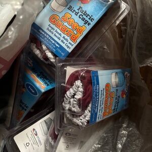 12 packages Lot of seed guards XL size cages bird bloomers fabric cage brainers